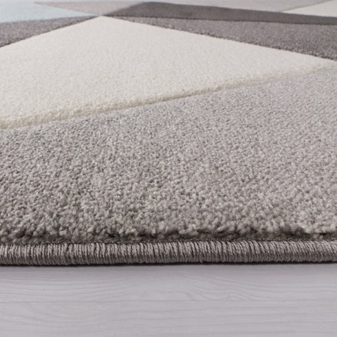 Kurzflor-Teppich |Ideal für Wohnzimmer, Esszimmer, Schlafzimmer oder Kinderzimmer | Türkis