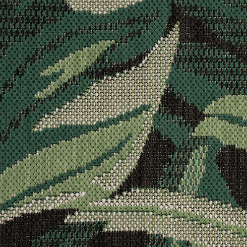 Outdoor-Teppich aus Polypropylen | Wetterfest und pflegeleicht für Balkon und Terrasse | Schwarz