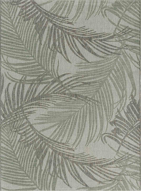 Outdoor Teppich | Für Drinnen und Draußen | Terrasse Balkon Garten Wohnzimmer Badezimmer Küche Flur Läufer | Grün