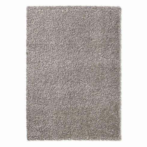 Shaggy Teppich | Flauschiger Langflor fürs Wohnzimmer, Esszimmer, Schlafzimmer oder Kinderzimmer | Grau