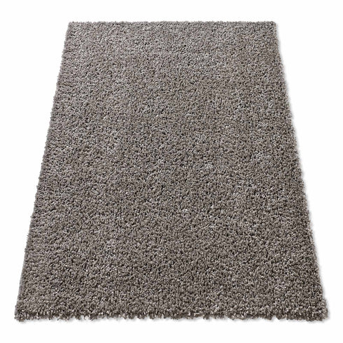 Shaggy Teppich | Flauschiger Langflor fürs Wohnzimmer, Esszimmer, Schlafzimmer oder Kinderzimmer | Anthrazit