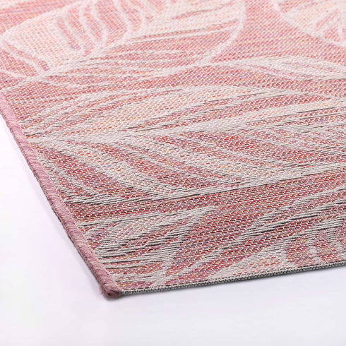Outdoor Teppich | Für Drinnen und Draußen | UV-Beständig | Sisal ähnlich | Rosa
