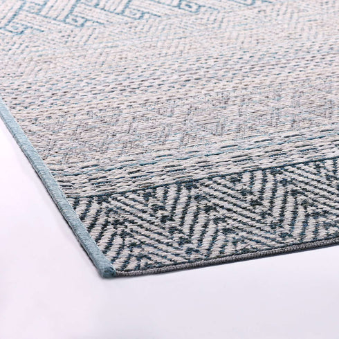 Outdoor Teppich | Für Drinnen und Draußen | UV-Beständig | Blau