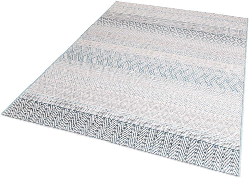 Outdoor Teppich | Für Drinnen und Draußen | UV-Beständig | Blau