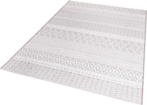 Outdoor Teppich | Für Drinnen und Draußen | UV-Beständig | Grau