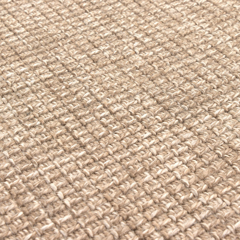 Outdoor Teppich Wetterfest in Sisal Jute Optik | Für Drinnen und Draußen | Terrasse Balkon Garten Wohnzimmer Badezimmer Küche | Panama