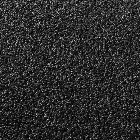 Kurzflor Teppich | Flauschiger Flachflor für Wohnzimmer, Esszimmer, Schlafzimmer oder Kinderzimmer | Schwarz