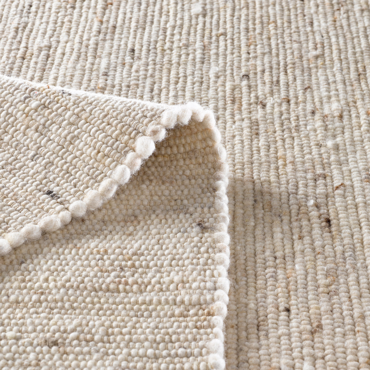 im Home Teppich | Wollteppich Reine – Handweb Schur-Wolle TaCa Skandinavisch Natur