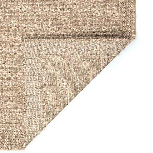 Outdoor Teppich Wetterfest in Sisal Jute Optik | Für Drinnen und Draußen | Terrasse Balkon Garten Wohnzimmer Badezimmer Küche | Manaus