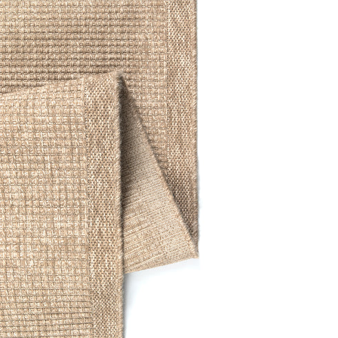 Outdoor Teppich Wetterfest in Sisal Jute Optik | Für Drinnen und Draußen | Terrasse Balkon Garten Wohnzimmer Badezimmer Küche | Manaus