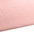 Waschbarer Teppich mit Anti-Rutsch | Flauschiger Flachflor für Badezimmer, Kinderzimmer oder Flur Läufer | Rosa