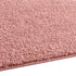 Kurzflor Teppich Designer | Flauschiger Flachflor fürs Wohnzimmer, Esszimmer, Schlafzimmer oder Kinderzimmer | Rosa Rund