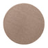Kurzflor Teppich | Flauschiger Flachflor für Wohnzimmer, Esszimmer, Schlafzimmer oder Kinderzimmer | Taupe Rund