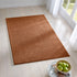Kurzflor Teppich | Flauschiger Flachflor für Wohnzimmer, Esszimmer, Schlafzimmer oder Kinderzimmer | Terra