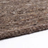 Wollteppich Natur | Reine Schur-Wolle Handweb Teppich im Skandinavischen Design | Braun Multi