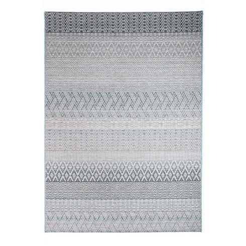 Outdoor Teppich | Für Drinnen und Draußen | UV-Beständig | Blau