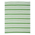 Outdoor Teppich | Für Drinnen und Draußen | Wetterfester Wendeteppich | Leichtgewicht | Grün Streifen