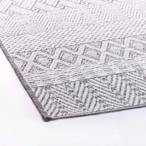 Outdoor Teppich | Für Drinnen und Draußen | UV-Beständig | Grau