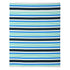 Outdoor Teppich | Für Drinnen und Draußen | Wetterfester Wendeteppich | Leichtgewicht | Blaugrün Streifen