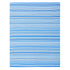 Outdoor Teppich | Für Drinnen und Draußen | Wetterfester Wendeteppich | Leichtgewicht | Türkis Streifen