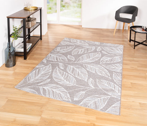 Outdoor Teppich | Für Drinnen und Draußen | UV-Beständig | Sisal ähnlich | Anthrazit